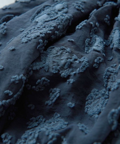 bulle de savon（ビュルデサボン）の「踊るはなジャカード 巾着バッグ（ハンドバッグ・レディース・チャコールグレー/キナリ・FREE）」の13枚目の写真