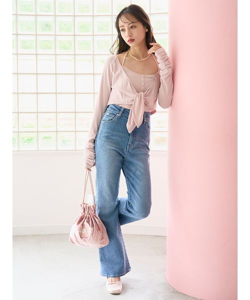 Chacott（チャコット）の「【Chacott】コラボバッグ（ハンドバッグ・レディース・ライトピンク/ブラック・F）」の9枚目の写真