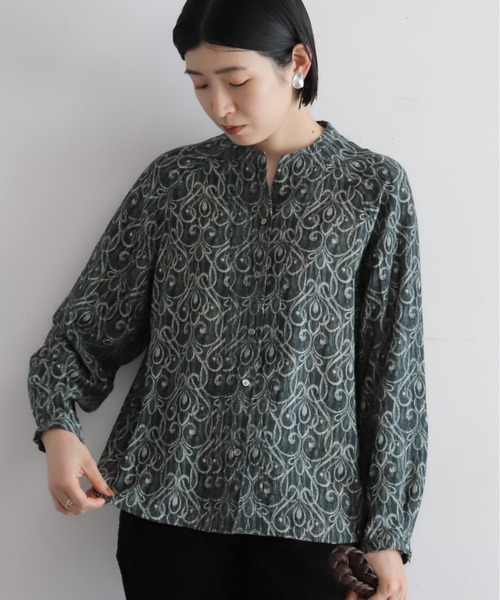 フェザードアラベスクPT スキッパーブラウス | NOMBRE IMPAIR