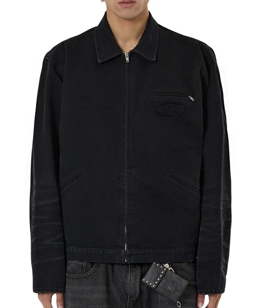 OY(オーワイ)の「『OY/オーワイ』WASHED PATCH WORK JACKET/ウォッシュドパッチワークジャケット(その他アウター・レディース・ブラック・L)」の2枚目の写真