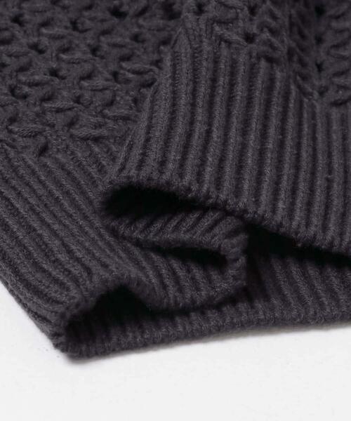 F by ROSSO（エフバイロッソ）の「F by ROSSO　柄編みZIPカーディガン（カーディガン/ボレロ・レディース・レッド/ネイビー/ホワイト系その他・FREE）」の13枚目の写真