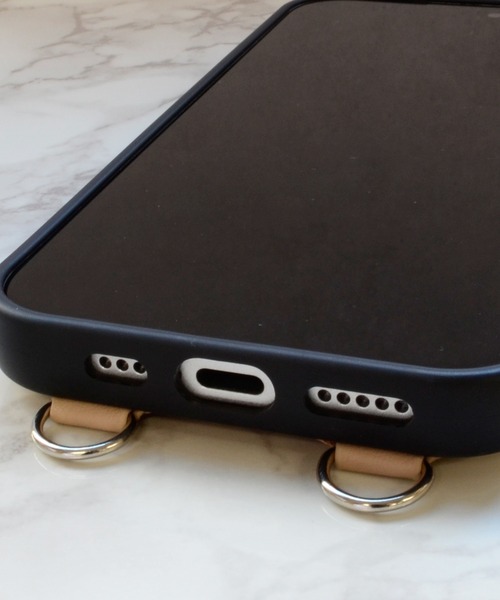 NANO universe（ナノユニバース）の「iPhone17 iPhone17Pro iPhone17ProMax iPhoneAir ナノユニバース MagSafe対応背面/ショルダーストラップ（スマホケース/カバー・レディース・ベージュ/ブラウン/グレー/ブラック・iPhone 17 Pro Max/iPhone Air/iPhone 17/iPhone 17 Pro）」の12枚目の写真