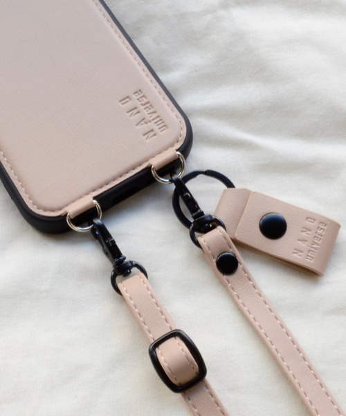 NANO universe（ナノユニバース）の「iPhone17 iPhone17Pro iPhone17ProMax iPhoneAir ナノユニバース MagSafe対応背面/ショルダーストラップ（スマホケース/カバー・レディース・ベージュ/ブラウン/グレー/ブラック・iPhone 17 Pro Max/iPhone Air/iPhone 17/iPhone 17 Pro）」の10枚目の写真