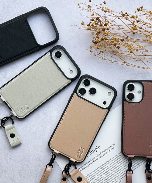NANO universe（ナノユニバース）の「iPhone17 iPhone17Pro iPhone17ProMax iPhoneAir ナノユニバース MagSafe対応背面/ショルダーストラップ（スマホケース/カバー・レディース・ベージュ/ブラウン/グレー/ブラック・iPhone 17 Pro Max/iPhone Air/iPhone 17/iPhone 17 Pro）」の22枚目の写真