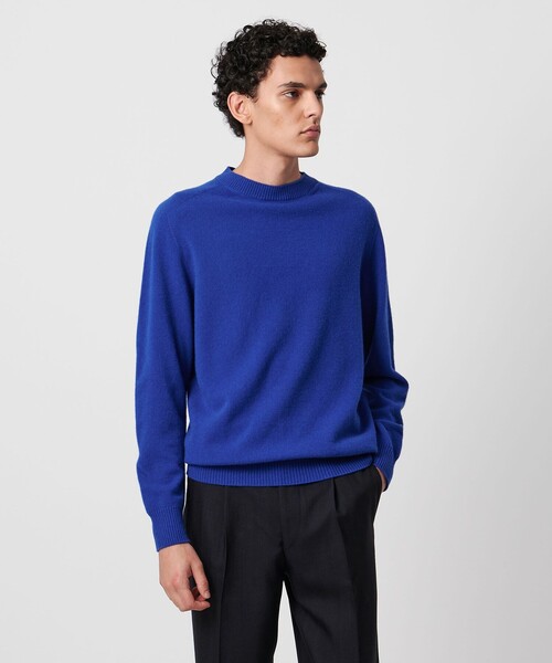 SOVEREIGN（ソブリン）の「＜SOVEREIGN＞ ホールガーメント クルーネック ニット（ニット/セーター・メンズ・ダークオレンジ/ベージュ/パープル/ロイヤルブルー・M/L/S）」の2枚目の写真