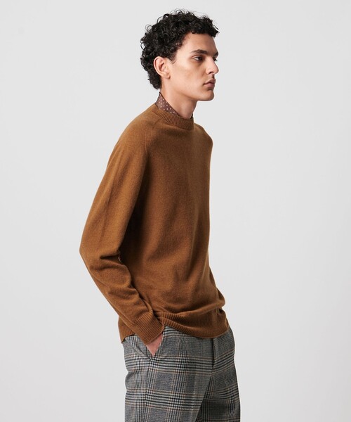 SOVEREIGN（ソブリン）の「＜SOVEREIGN＞ ホールガーメント クルーネック ニット（ニット/セーター・メンズ・ダークオレンジ/ベージュ/パープル/ロイヤルブルー・M/L/S）」の5枚目の写真