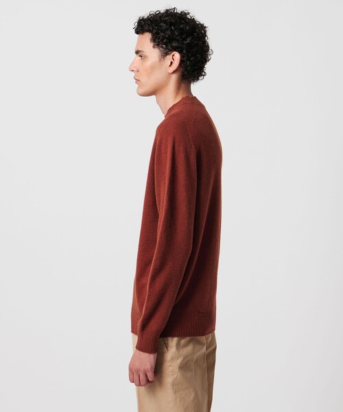 SOVEREIGN（ソブリン）の「＜SOVEREIGN＞ ホールガーメント クルーネック ニット（ニット/セーター・メンズ・ダークオレンジ/ベージュ/パープル/ロイヤルブルー・M/L/S）」の10枚目の写真