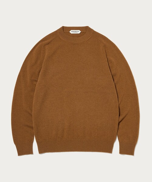 SOVEREIGN（ソブリン）の「＜SOVEREIGN＞ ホールガーメント クルーネック ニット（ニット/セーター・メンズ・ダークオレンジ/ベージュ/パープル/ロイヤルブルー・M/L/S）」の12枚目の写真