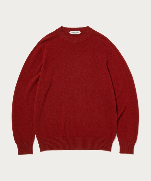 SOVEREIGN（ソブリン）の「＜SOVEREIGN＞ ホールガーメント クルーネック ニット（ニット/セーター・メンズ・ダークオレンジ/ベージュ/パープル/ロイヤルブルー・M/L/S）」の13枚目の写真