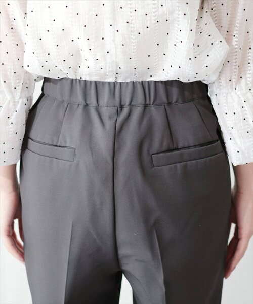 natural couture（ナチュラルクチュール）の「〈osono〉ハイウエスト美フレアパンツ（その他パンツ・レディース・ブラック/ブラウン/チャコールグレー・LARGE/MEDIUM/SMALL）」の15枚目の写真