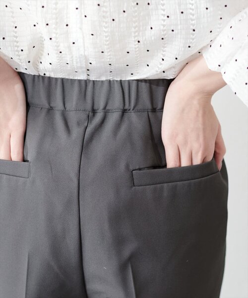 natural couture（ナチュラルクチュール）の「〈osono〉ハイウエスト美フレアパンツ（その他パンツ・レディース・ブラック/ブラウン/チャコールグレー・LARGE/MEDIUM/SMALL）」の16枚目の写真