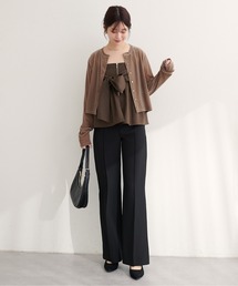 natural couture | 〈osono〉ハイウエスト美フレアパンツ(その他パンツ)