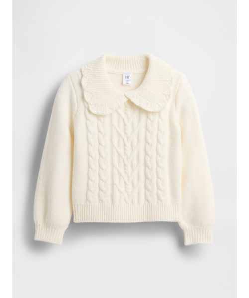 GAP(ギャップ)の「CashSoft カシミヤタッチ 襟付きセーター (幼児・ベビー)(ニット/セーター・キッズ・アイボリー/ライトグレー/ピンク/パープル・70cm/80cm/90cm/95cm/100cm/105cm/110cm)」の8枚目の写真