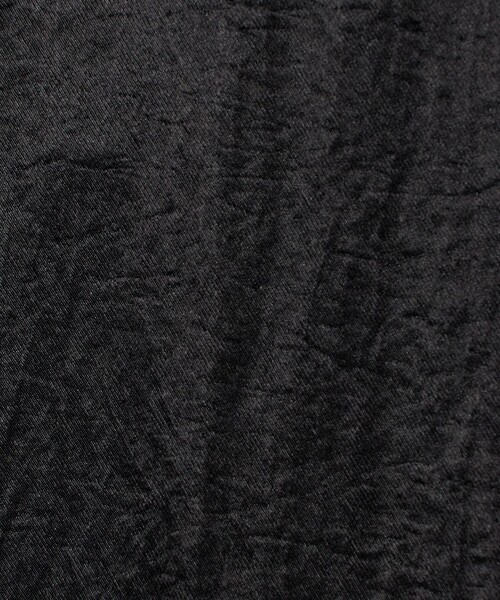 6（ロク）の「＜6(ROKU)＞ナイロンサテン ワンピース（ワンピース・レディース・ブラック/オフホワイト・36/38）」の6枚目の写真