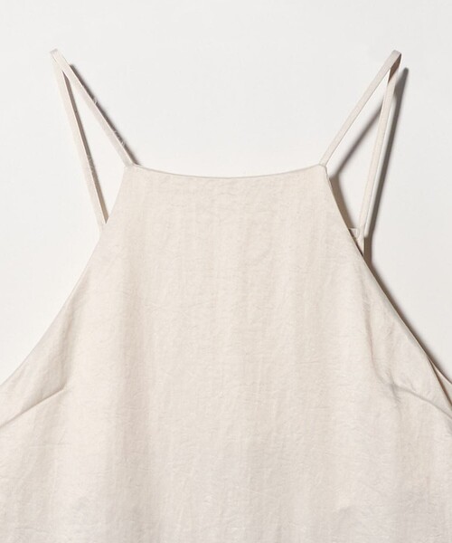 6（ロク）の「＜6(ROKU)＞ナイロンサテン ワンピース（ワンピース・レディース・ブラック/オフホワイト・36/38）」の4枚目の写真