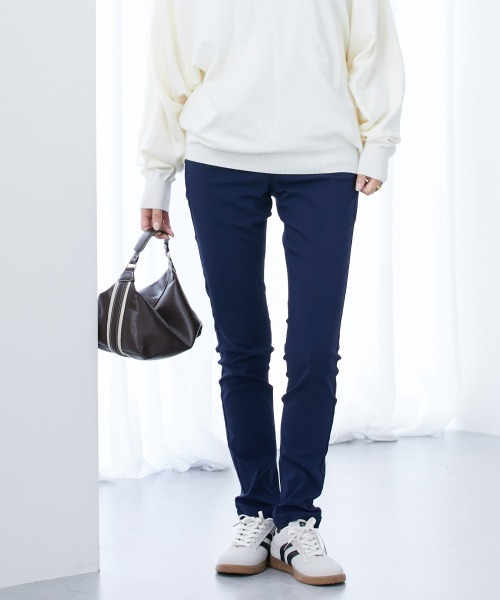 slattgir(スラットジール)の「高身長 超ストレッチレーヨン混スキニーパンツ(トールサイズ)(その他パンツ・レディース・ブラック/ネイビー/グレー/カーキ・TM/TL/TLL/T3L/T4L/T5L)」の4枚目の写真