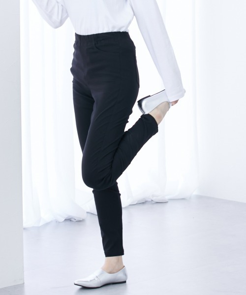 slattgir(スラットジール)の「高身長 超ストレッチレーヨン混スキニーパンツ(トールサイズ)(その他パンツ・レディース・ブラック/ネイビー/グレー/カーキ・TM/TL/TLL/T3L/T4L/T5L)」の11枚目の写真