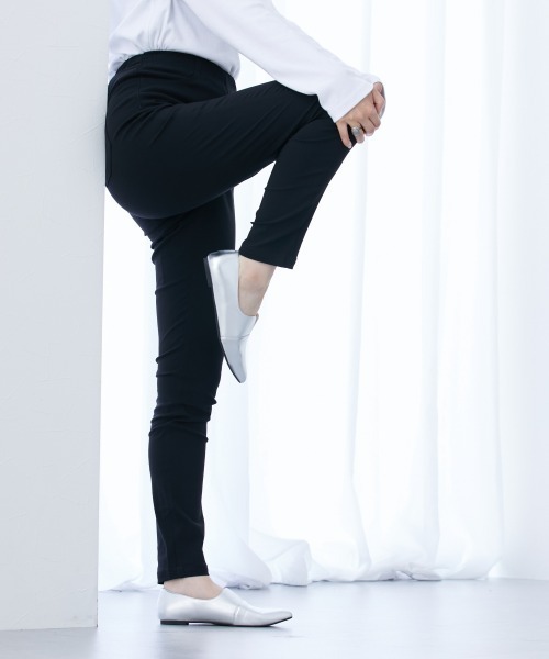 slattgir(スラットジール)の「高身長 超ストレッチレーヨン混スキニーパンツ(トールサイズ)(その他パンツ・レディース・ブラック/ネイビー/グレー/カーキ・TM/TL/TLL/T3L/T4L/T5L)」の13枚目の写真