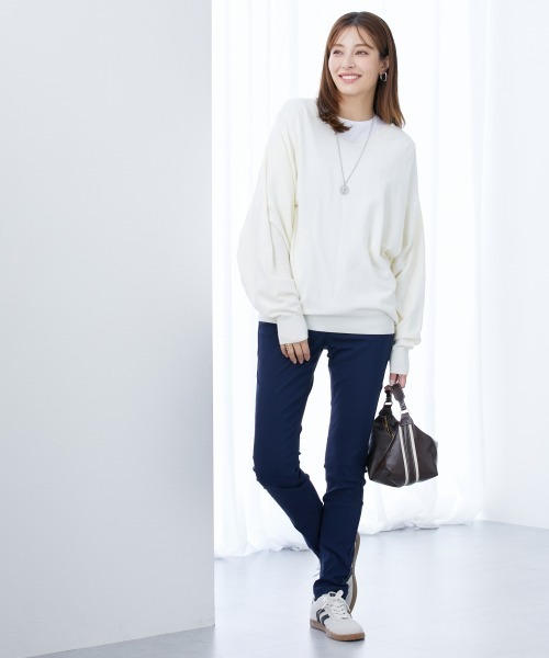 slattgir(スラットジール)の「高身長 超ストレッチレーヨン混スキニーパンツ(トールサイズ)(その他パンツ・レディース・ブラック/ネイビー/グレー/カーキ・TM/TL/TLL/T3L/T4L/T5L)」の21枚目の写真