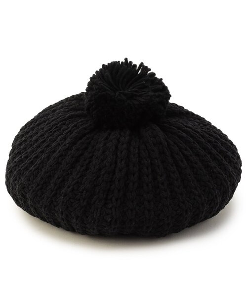 Ampersand(アンパサンド)の「梵天付きモールニットベレー帽(ハンチング/ベレー帽・キッズ・キャメル/ブラック/アイボリー・44/46/50/54/58)」の13枚目の写真