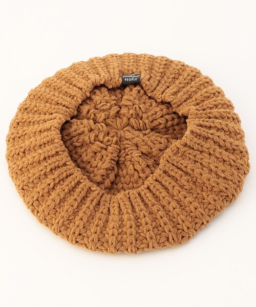 Ampersand(アンパサンド)の「梵天付きモールニットベレー帽(ハンチング/ベレー帽・キッズ・キャメル/ブラック/アイボリー・44/46/50/54/58)」の7枚目の写真