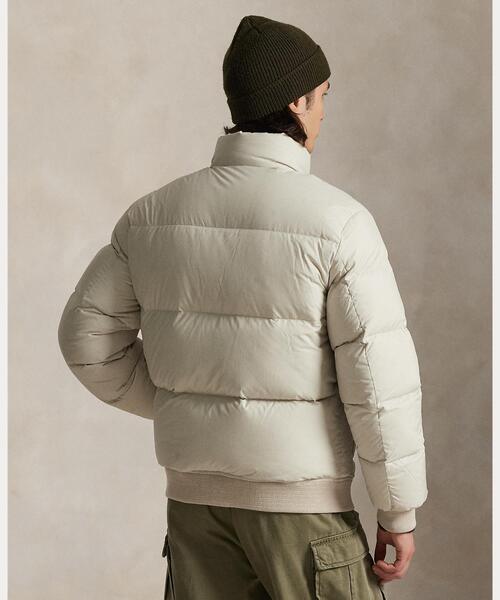 POLO RALPH LAUREN ポロベアニット ホワイト ダウン着用 M 1位は『【ポロ ラルフ ローレン】定番ダウンの新色「ナチュラル」が