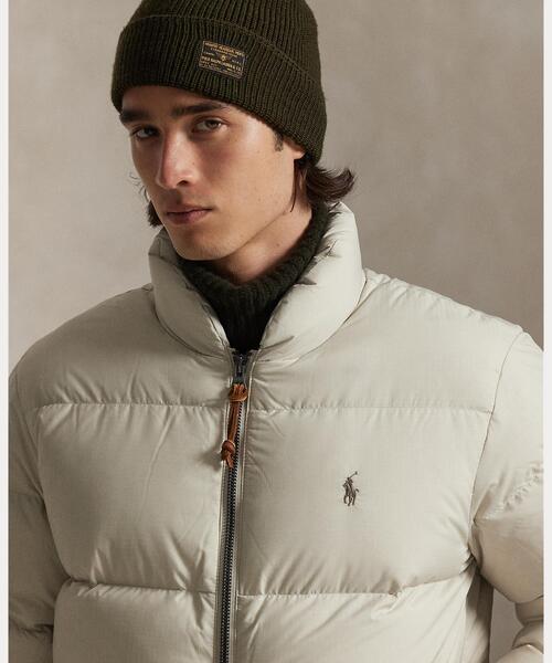 POLO RALPH LAUREN ポロベアニット ホワイト ダウン着用 M The Outerwear Shop