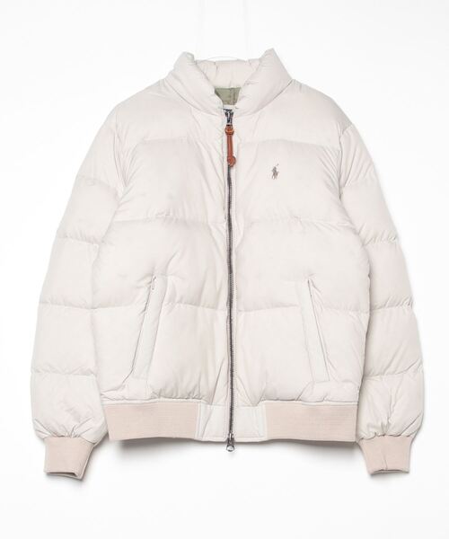 テクスチャード リップストップ ダウン ジャケット（ダウンジャケット