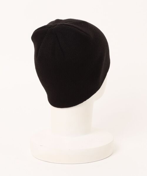 Never mind the XU / Chikashitsu+(ネバーマインド ザ エックスユー / チカシツプラス)の「【nmtc+】feather beanie / 【エヌエムティーシープラス】羽ビーニー(ニットキャップ/ビーニー・メンズ・アイボリー/ベージュ/ブラック・ONE SIZE)」の4枚目の写真