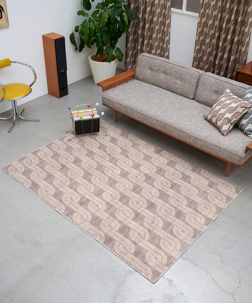ACME FURNITURE（アクメファニチャー）の「【United Wallpaper】GILROY RUG 120X160　ギルロイ ラグ（ラグ/マット・レディース・ブラウン・FREE）」の8枚目の写真