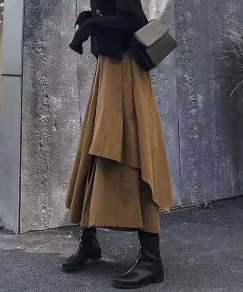 CADBURY（キャドバリー）の「ｲﾚｷﾞｭﾗｰﾜｲﾄﾞﾊﾟﾝﾂ（その他パンツ・レディース・キャメル/ブラック・MEDIUM/LARGE/X-LARGE）」の2枚目の写真