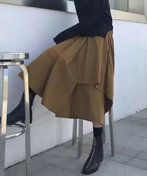 CADBURY（キャドバリー）の「ｲﾚｷﾞｭﾗｰﾜｲﾄﾞﾊﾟﾝﾂ（その他パンツ・レディース・キャメル/ブラック・MEDIUM/LARGE/X-LARGE）」の9枚目の写真