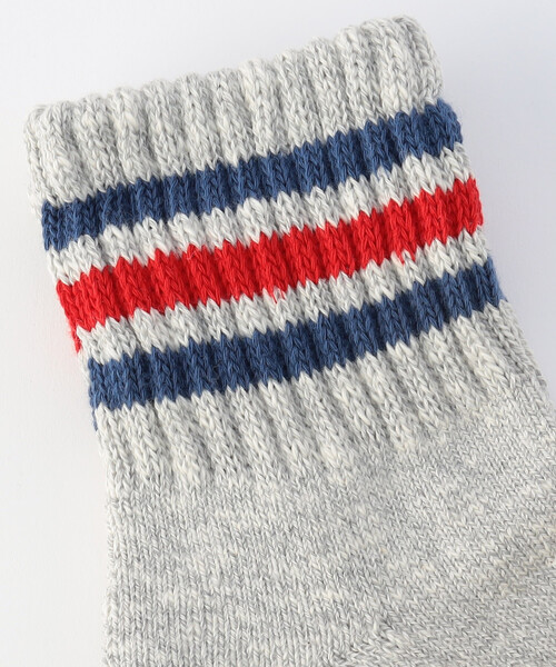 FREAK'S STORE（フリークスストア）の「ｽﾗﾌﾞMIX 配色ﾗｲﾝｸｳｫｰﾀｰ(25.0-27.0cm対応)（ソックス/靴下・メンズ・その他9・ONE SIZE）」の4枚目の写真