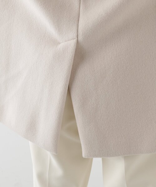 ダブルビーバーミドルコート（ノーカラーコート）｜Whim Gazette