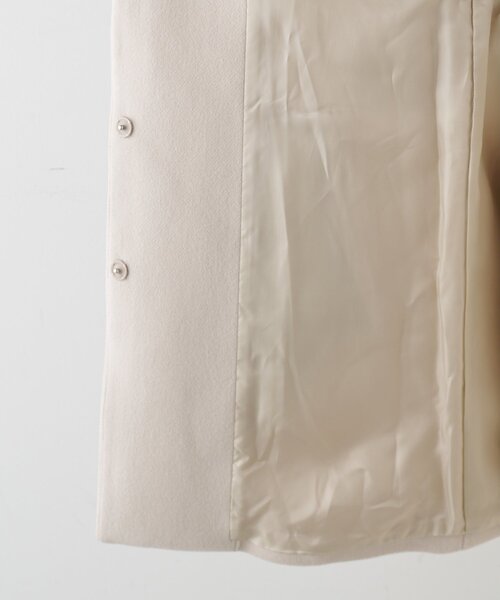 ダブルビーバーミドルコート（ノーカラーコート）｜Whim Gazette