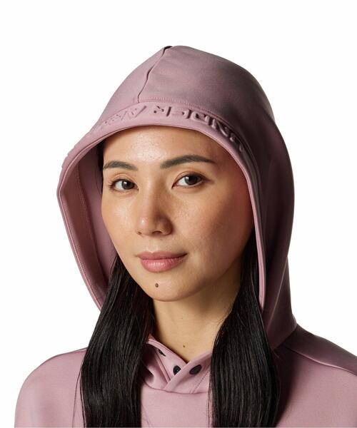 UNDER ARMOUR(アンダーアーマー)の「UAドライブ ワードマーク ロングスリーブ フーディー(ゴルフ/レディース)(スウェット・レディース・ピンク系・L/XL)」の4枚目の写真