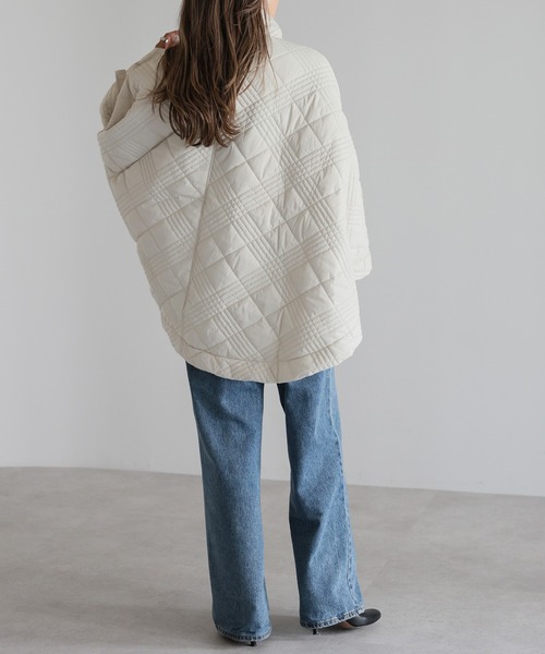 セール】キルティングポンチョコート（ポンチョ）｜Bonjour Sagan
