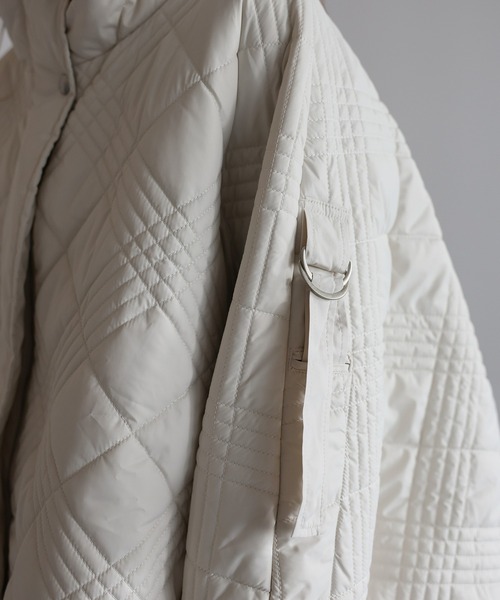 Bonjour Sagan（ボンジュールサガン）の「キルティングポンチョコート（ポンチョ・レディース・ブラック/カーキ/キナリ・FREE）」の16枚目の写真