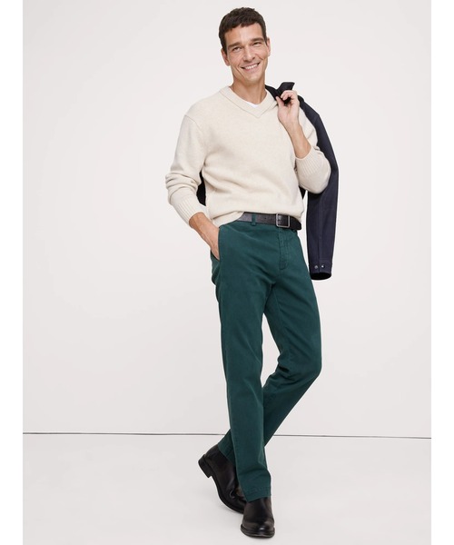 Banana Republic（バナナリパブリック）の「ストレート ブラッシュド イタリアン チノパンツ（チノパンツ・メンズ・ベージュ/ブラック/グリーン・31W 30L/33W 30L/34W 30L/28W 30L/29W 30L/30W 30L/32W 30L）」の5枚目の写真