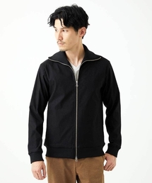 MK MICHEL KLEIN HOMME  | 【ストレッチ/撥水機能】COMFUN CLOTH ジップブルゾン(ライダースジャケット)