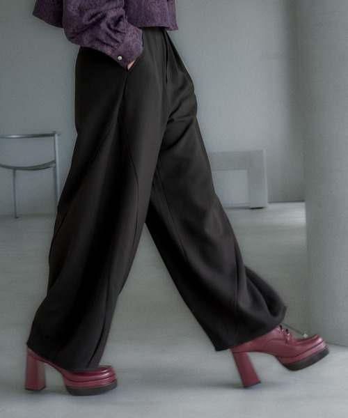 HARE（ハレ）の「レースアップチャンキーシューズ(HARE)（ローファー・レディース・レッド/ブラック・LARGE/MEDIUM）」の15枚目の写真