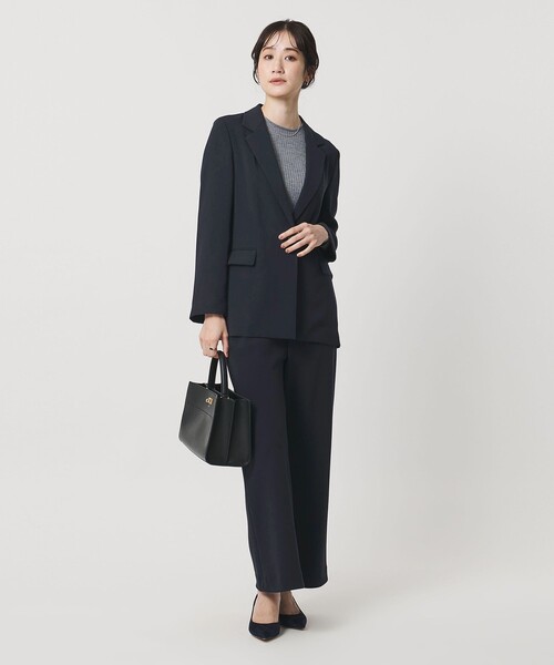 UNITED ARROWS(ユナイテッドアローズ)の「drapy テーラード ジャケット(テーラードジャケット・レディース・ブラック/ネイビー・36/38)」の5枚目の写真
