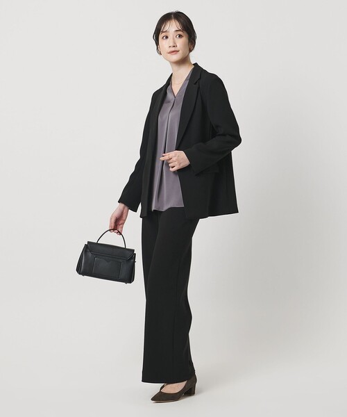 UNITED ARROWS(ユナイテッドアローズ)の「drapy テーラード ジャケット(テーラードジャケット・レディース・ブラック/ネイビー・36/38)」の7枚目の写真