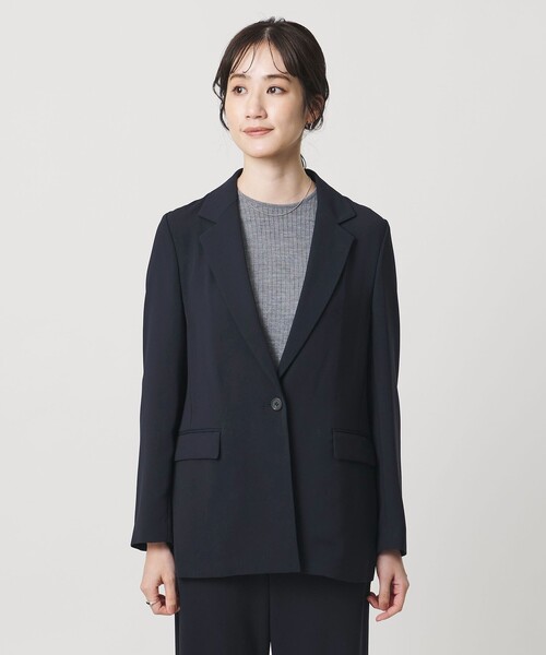 UNITED ARROWS(ユナイテッドアローズ)の「drapy テーラード ジャケット(テーラードジャケット・レディース・ブラック/ネイビー・36/38)」の8枚目の写真