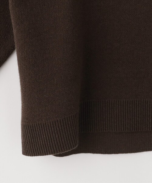 SHOO・LA・RUE（シューラルー）の「【100-150cm/リンク可/洗濯機可】ウェットライク刺繍ロゴニット（ニット/セーター・キッズ・アイボリー/ブラウン系その他・10/11/12/13/14/15 ）」の8枚目の写真