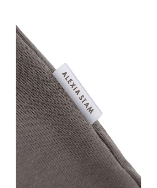 ALEXIA STAM（アリシアスタン）の「Wellness Layered Plaid Sweat Pants /ウェルネス レイヤードパンツ（スウェットパンツ・レディース・ブラック/チャコールグレー・M/S）」の19枚目の写真