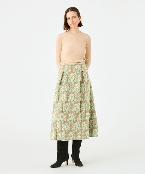 BALLSEY（ボールジィ）の「ストレッチカシミヤ ボールネックプルオーバー（ニット/セーター・レディース・ライトパープル/ベージュ/ブラック・S）」の6枚目の写真