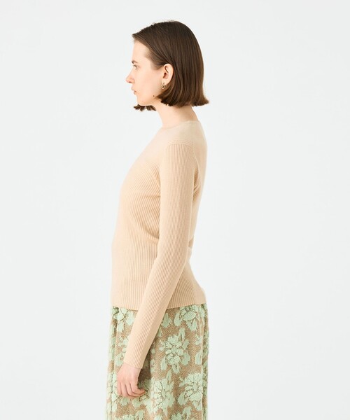 BALLSEY（ボールジィ）の「ストレッチカシミヤ ボールネックプルオーバー（ニット/セーター・レディース・ライトパープル/ベージュ/ブラック・S）」の8枚目の写真