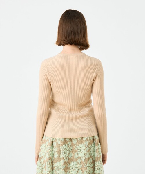 BALLSEY（ボールジィ）の「ストレッチカシミヤ ボールネックプルオーバー（ニット/セーター・レディース・ライトパープル/ベージュ/ブラック・S）」の9枚目の写真