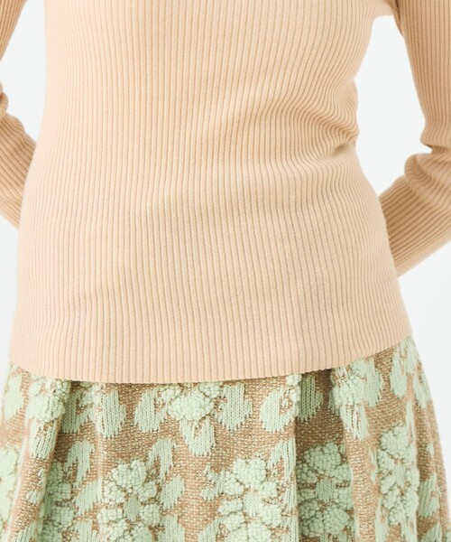 BALLSEY（ボールジィ）の「ストレッチカシミヤ ボールネックプルオーバー（ニット/セーター・レディース・ライトパープル/ベージュ/ブラック・S）」の12枚目の写真